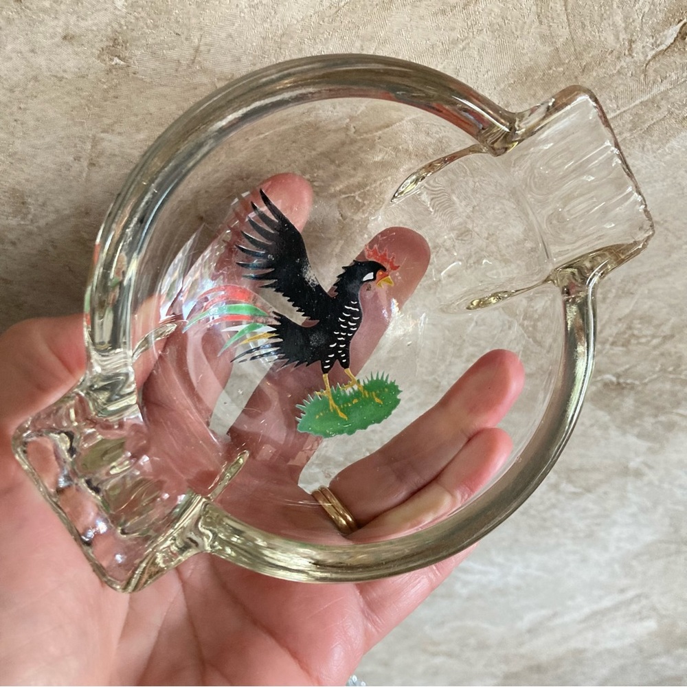 Vintage Rooster Ashtray